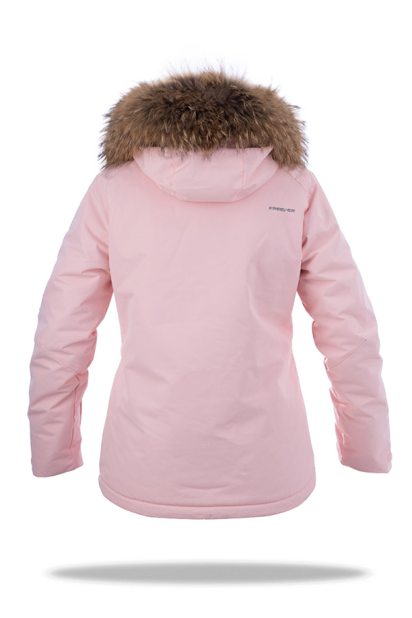 Жіноча гірськолижна куртка Freever AF 21768 рожева, Фото №4 - freever.ua