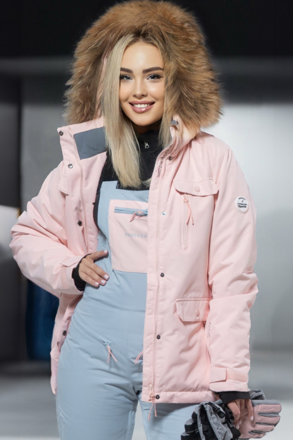 Горнолыжная куртка женская Freever AF 21768 розовая, Фото №2 - freever.ua