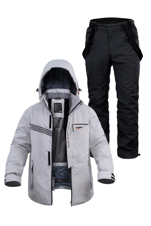 Чоловічий лижний костюм FREEVER 21786-21693 бежевий