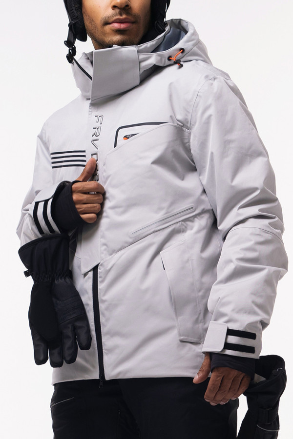 Горнолыжная куртка мужская Freever AF 21786 бежевая, Фото №6 - freever.ua
