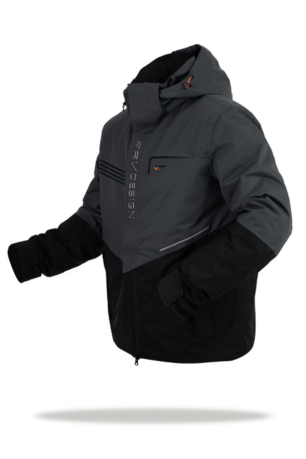 Гірськолижна куртка чоловіча Freever AF 21786 сіра, Фото №3 - freever.ua