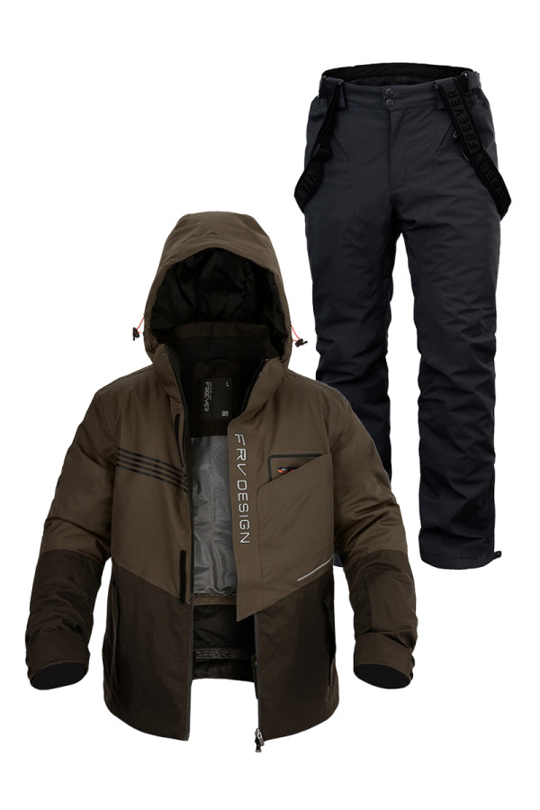 Чоловічий лижний костюм FREEVER 21786-21693 хакі