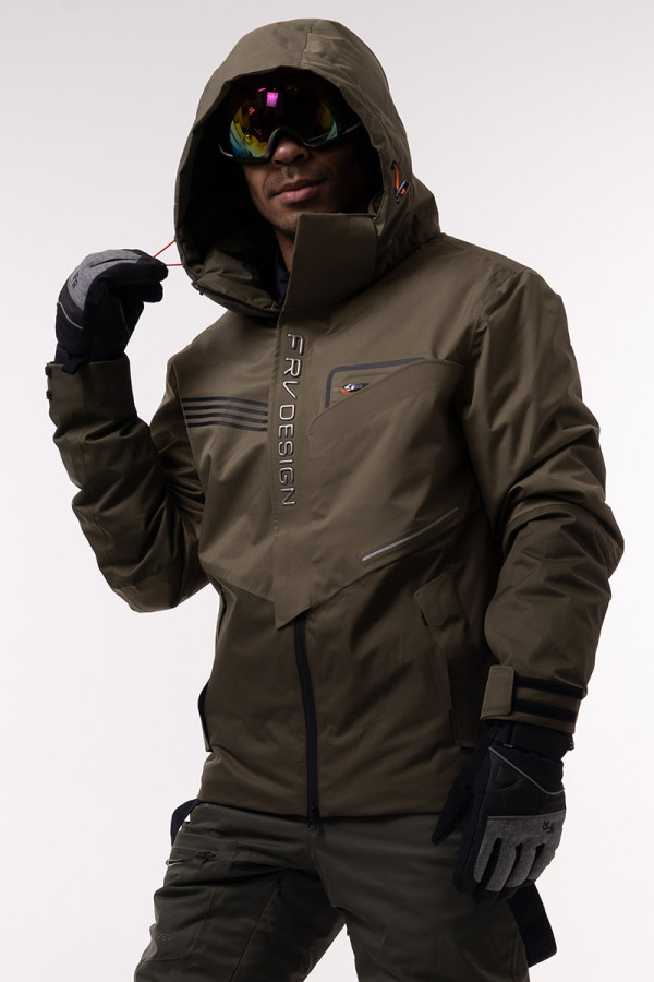 Горнолыжная куртка мужская Freever AF 21786 хаки, Фото №8 - freever.ua