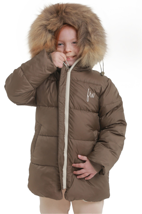 Куртка дитяча подовжена Freever UF21801 хакі