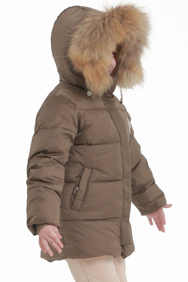 Куртка дитяча подовжена Freever UF21801 хакі, Фото №8 - freever.ua