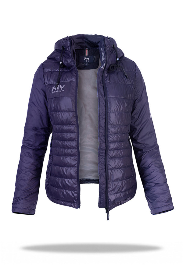 Демисезонная куртка женская Freever WF 2186 фиолетовая - freever.ua