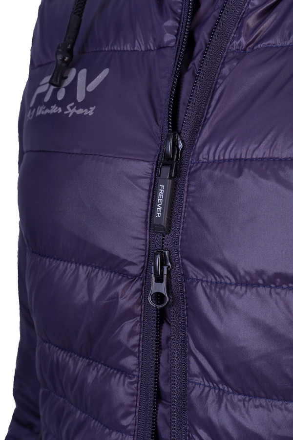 Демисезонная куртка женская Freever WF 2186 фиолетовая, Фото №7 - freever.ua