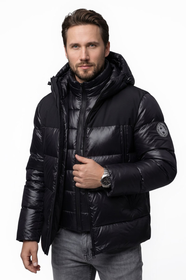 Пуховик мужской Freever NF 22722 черный