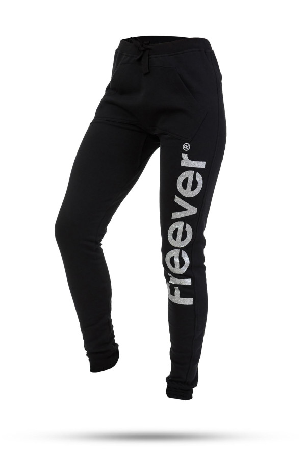Спортивні штани жіночі Freever GF 2281 чорні, Фото №2 - freever.ua