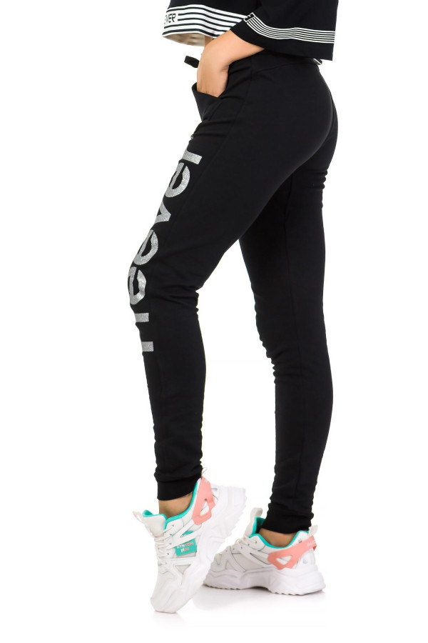Спортивні штани жіночі Freever GF 2281 чорні, Фото №4 - freever.ua
