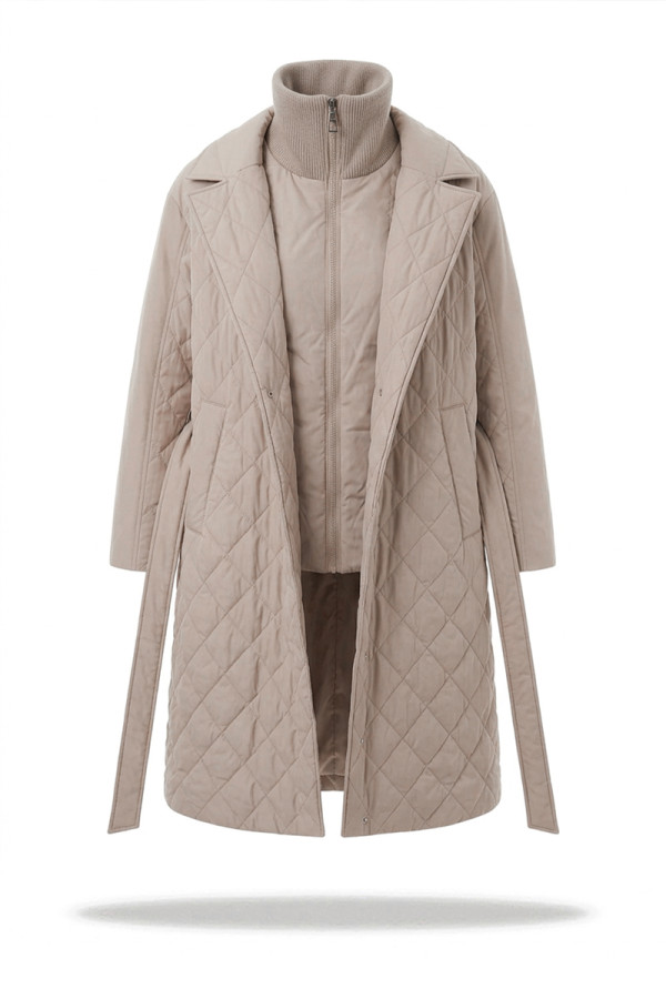 Жіночий плащ Freever NF 229609 бежевий, Фото №4- freever.ua