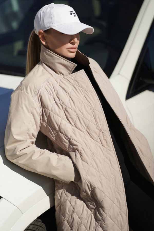 Жіночий плащ Freever NF 229609 бежевий, Фото №3- freever.ua