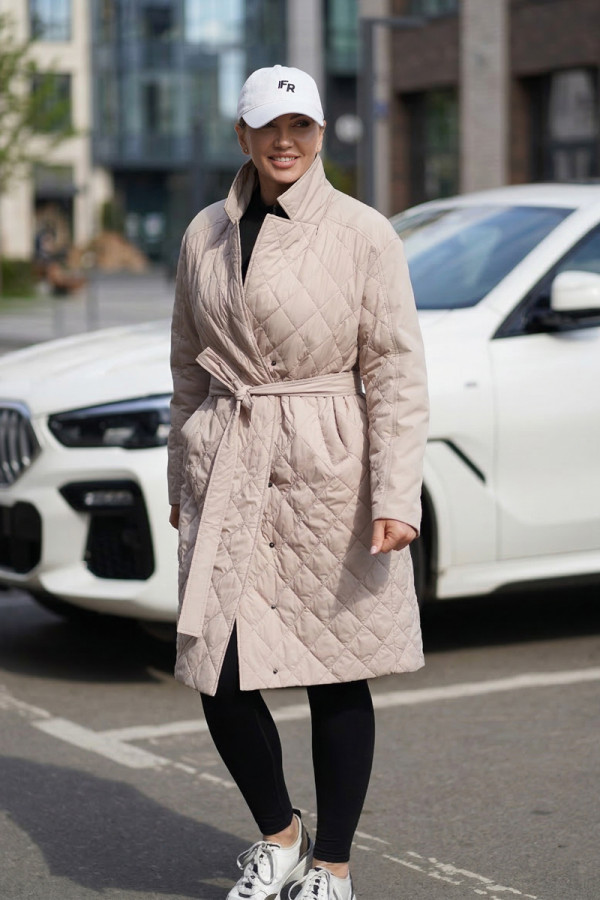 Жіночий плащ Freever NF 229609 бежевий