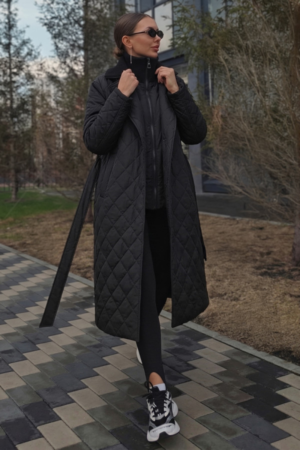 Жіночий плащ Freever NF 229609 чорний, Фото №2- freever.ua