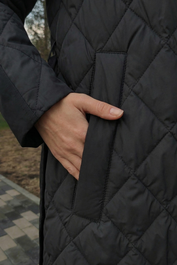 Жіночий плащ Freever NF 229609 чорний, Фото №4- freever.ua