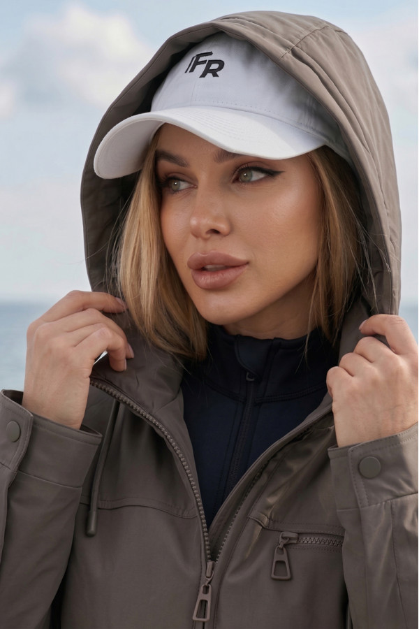 Жіноча куртка Freever NF 229620 коричнева, Фото №5- freever.ua