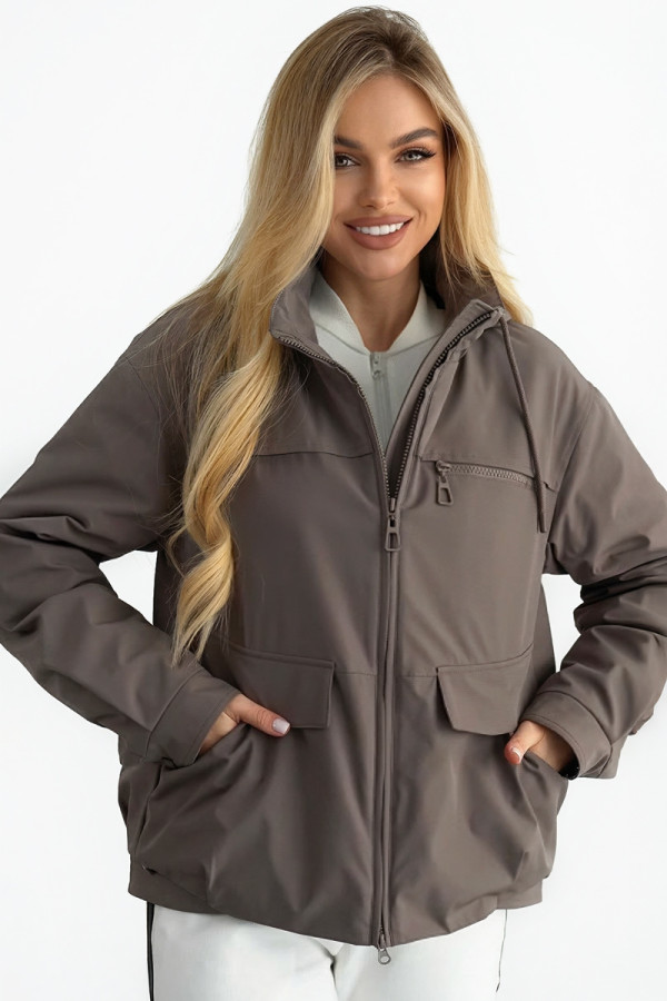 Жіноча куртка Freever NF 229620 коричнева