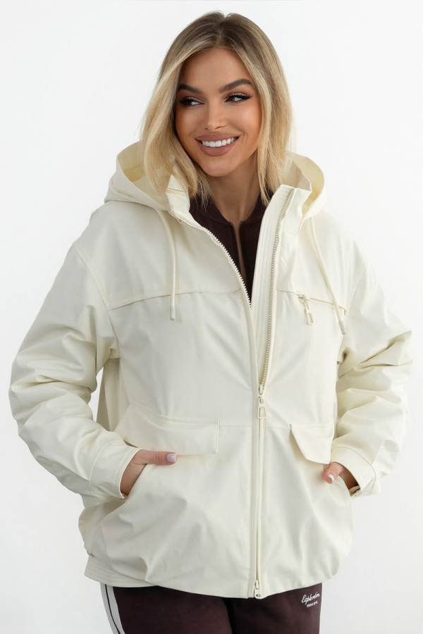 Жіноча куртка Freever NF 229620 молочна