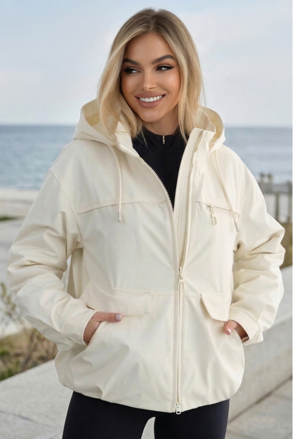 Жіноча куртка Freever NF 229620 молочна