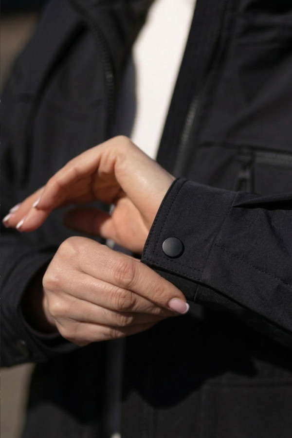 Женская куртка Freever NF 229621 чёрная, Фото №6- freever.ua