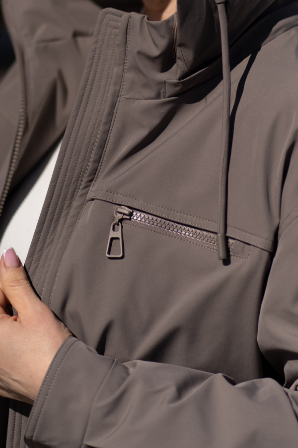 Женская куртка Freever NF 229621 коричневая, Фото №3- freever.ua