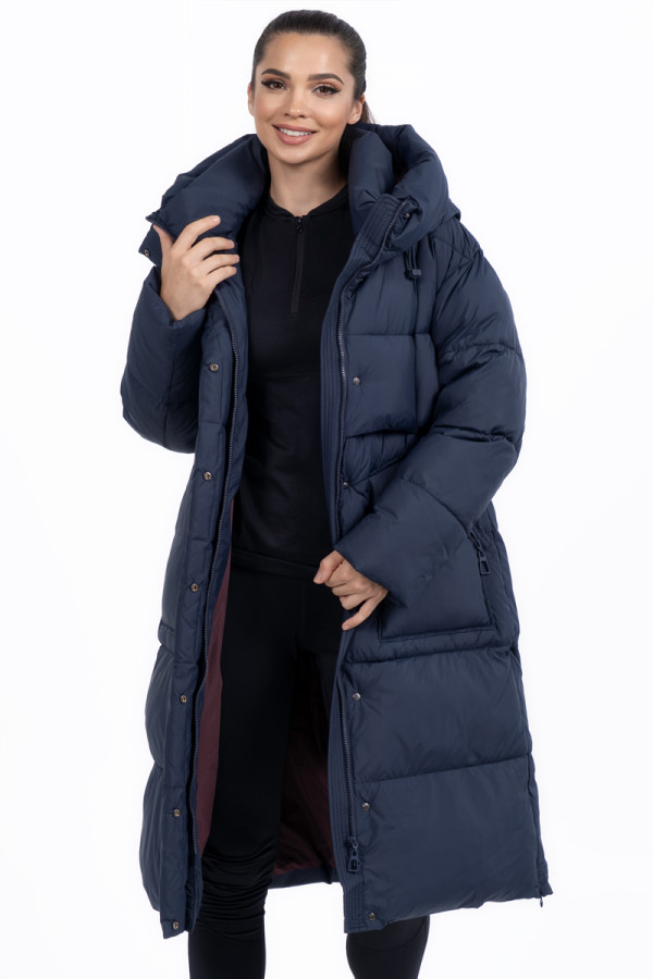 Пальто женское Freever NF 22966 синее