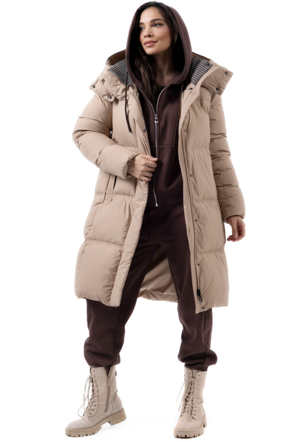 Пальто жіноче Freever NF 22980 бежеве