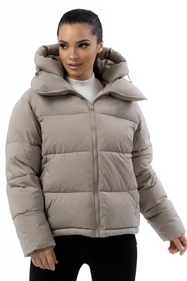 Жіноча куртка Freever NF 22990 бежева, Фото №5- freever.ua