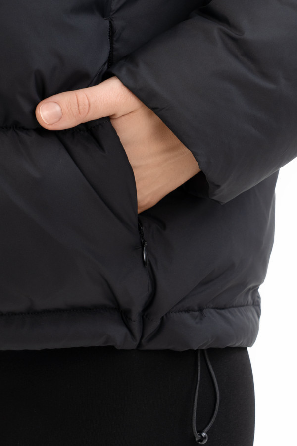 Жіноча куртка Freever NF 22990 чорна, Фото №3- freever.ua