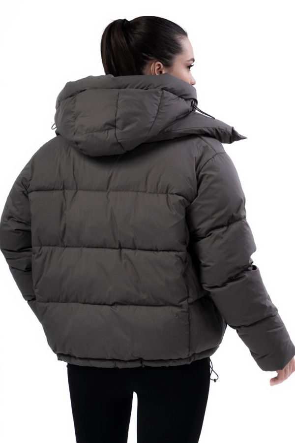 Жіноча куртка Freever NF 22990 сіра, Фото №6- freever.ua