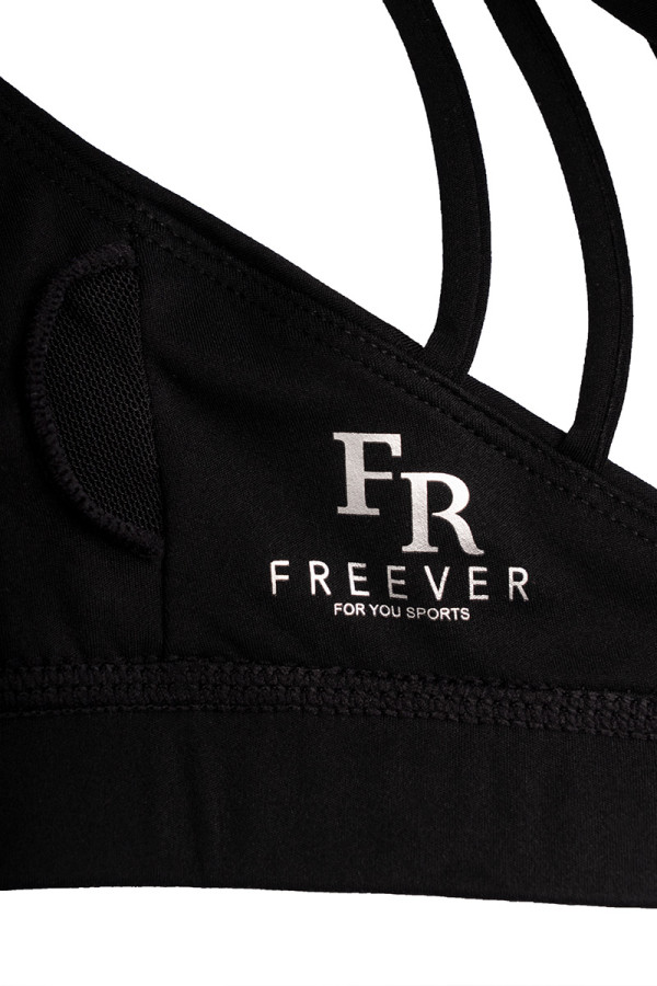 Топ для фитнеса женский Freever AF 2303 черный, Фото №4 - freever.ua