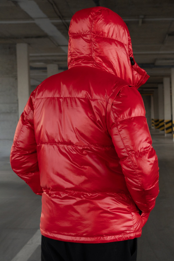 Куртка мужская трансформер Freever UF 23033 красная, Фото №3 - freever.ua