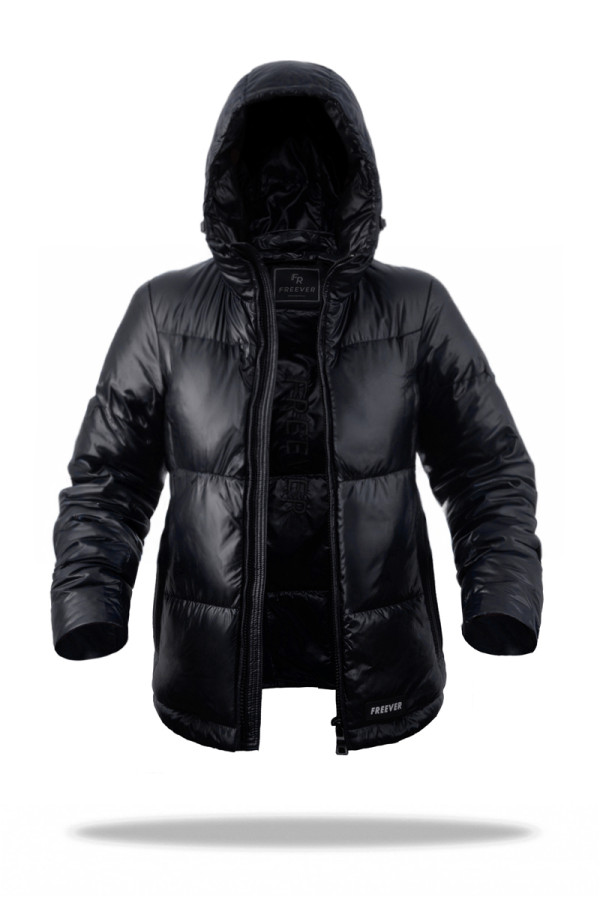 Куртка женская трансформер Freever UF 23033 черная - freever.ua