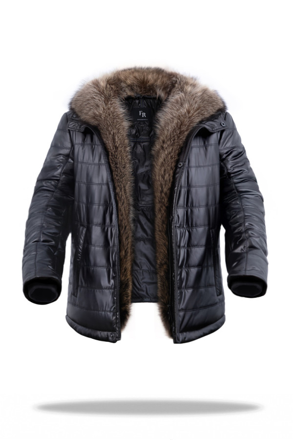 Куртка на верблюжьей шерсти мужская Freever UF 2319 черная