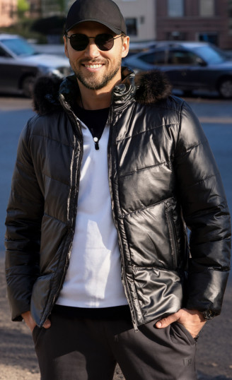 Зимова куртка чоловіча Freever UF 237018 чорна