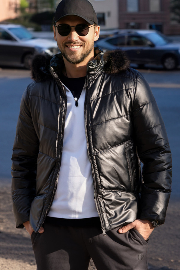 Зимняя куртка мужская Freever UF 237018 черная