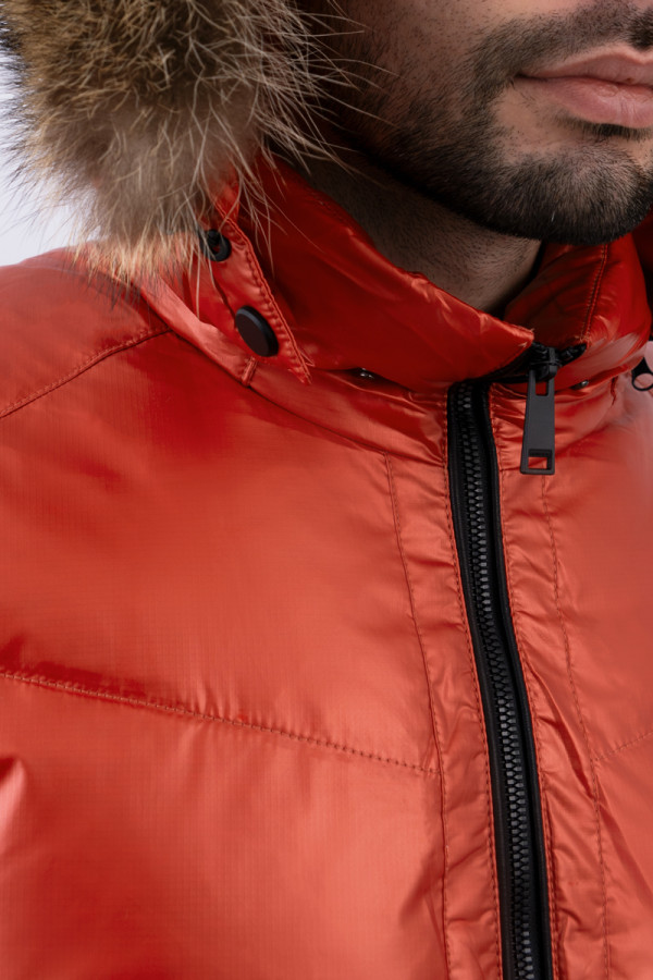 Зимова куртка чоловіча Freever UF 237018 червона, Фото №3 - freever.ua