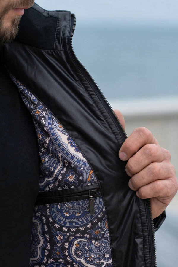 Демисезонная куртка мужская Freever NF 24606 черная, Фото №9- freever.ua