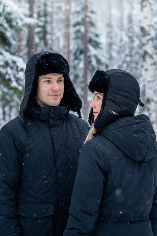 Шапка зимняя Freever NF 2507 чёрная, Фото №2- freever.ua