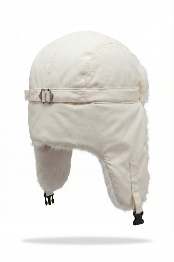 Зимова шапка Freever NF 2507 молочна, Фото №3- freever.ua