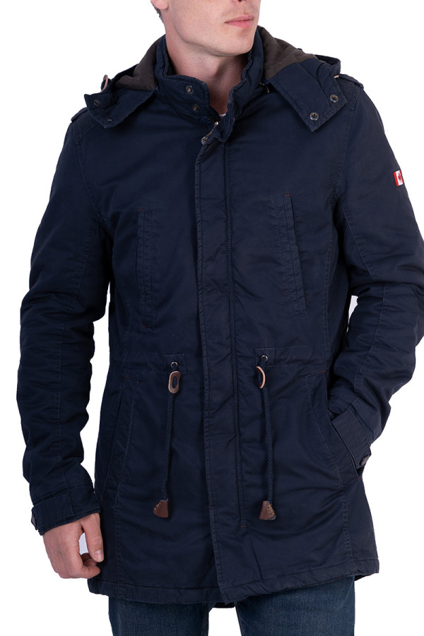 Куртка чоловіча демісезонна J3022 синя - freever.ua