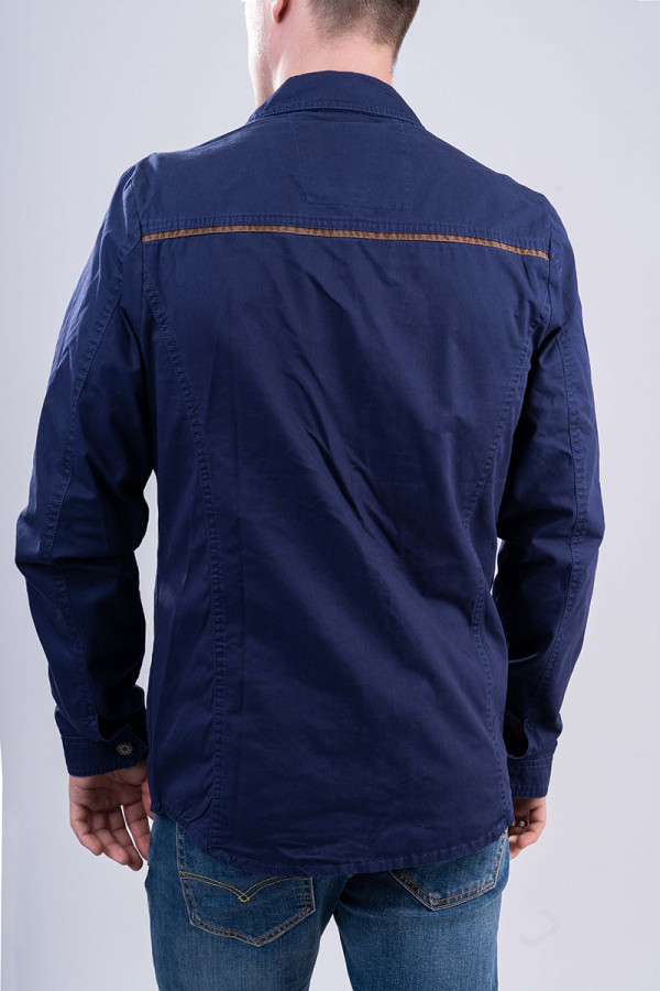 Куртка чоловіча демісезонна J3086 синя, Фото №2 - freever.ua
