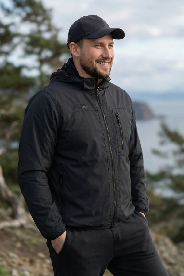 Вітровка чоловіча Freever UF 30973 чорна