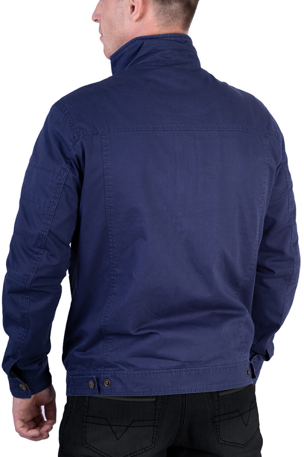 Куртка чоловіча демісезонна J3332 синя, Фото №3 - freever.ua
