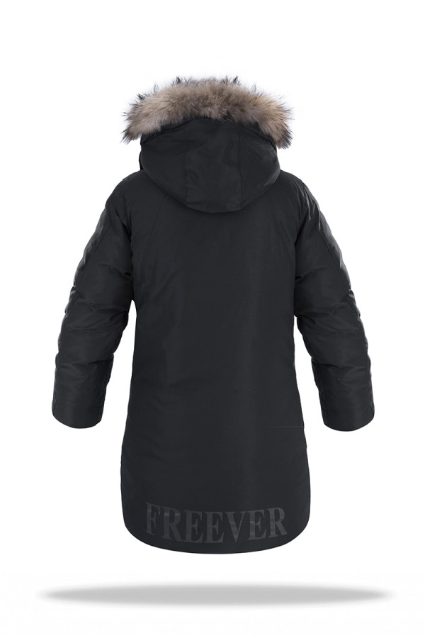 Парка детская Freever WF4205 черная, Фото №4- freever.ua