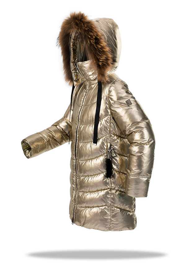 Пальто дитяче Freever GF 4404 золоте, Фото №3 - freever.ua