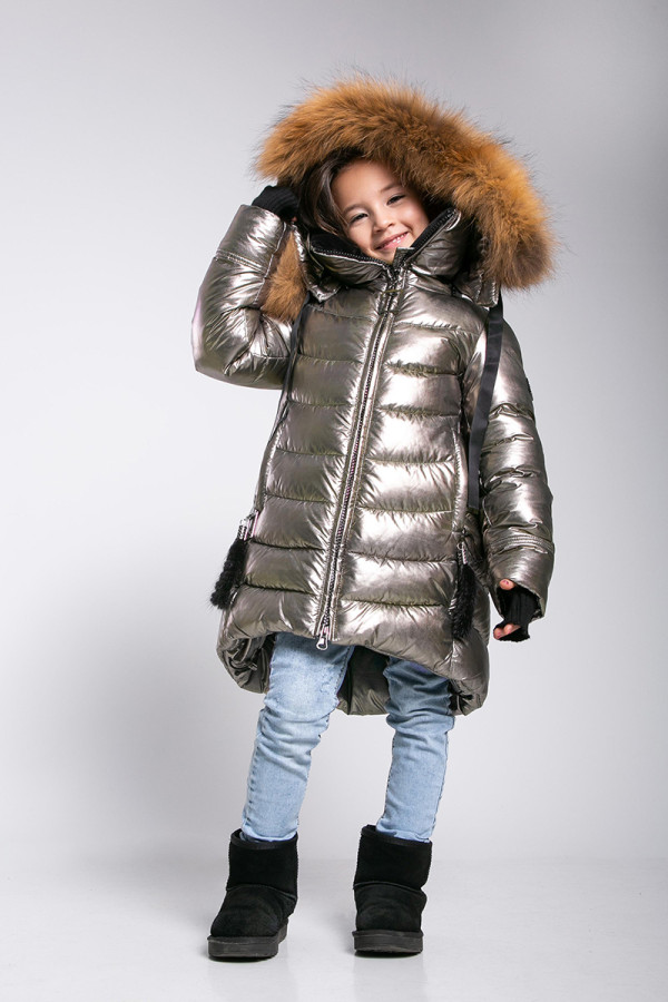 Пальто детское Freever GF 4404 хаки, Фото №5 - freever.ua