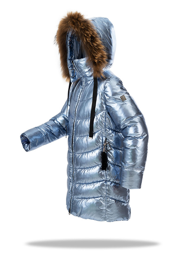 Пальто дитяче Freever GF 4404 блакитне, Фото №4 - freever.ua