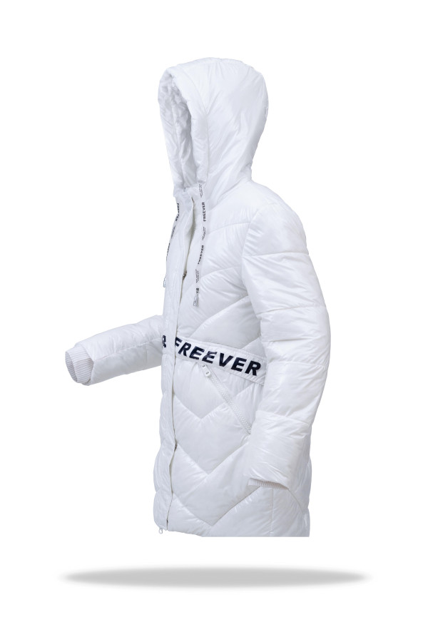 Пальто дитяче Freever GF 4407 біле, Фото №2 - freever.ua