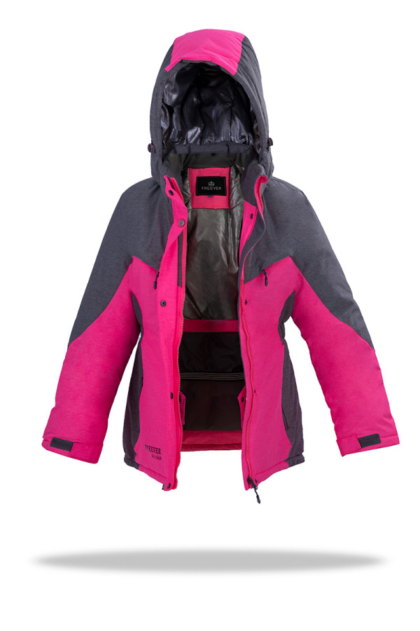 Гірськолижний костюм дитячий Freever GF 4605 рожевий, Фото №4 - freever.ua